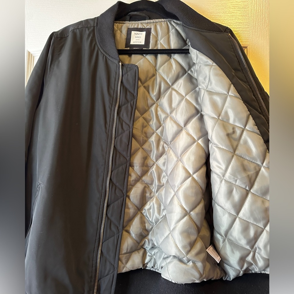 NINTH HALL Bomber Jacket - Black